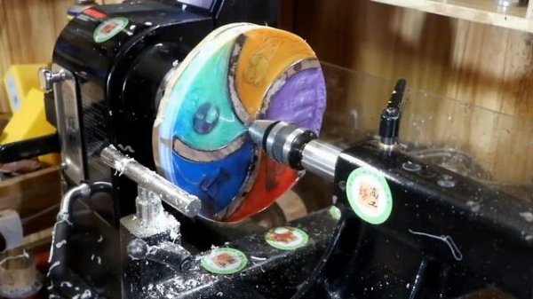 woodturning: colorful dream for myself