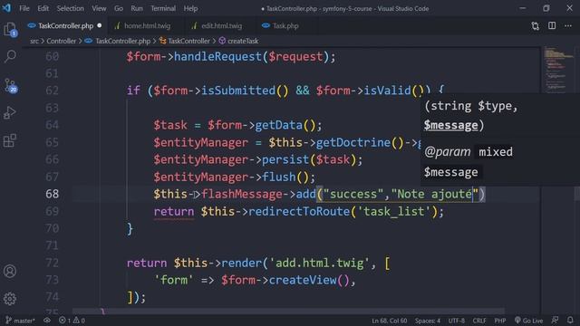 symfony 5 darija from zero to hero -18- (display flash messages) смотреть онлайн