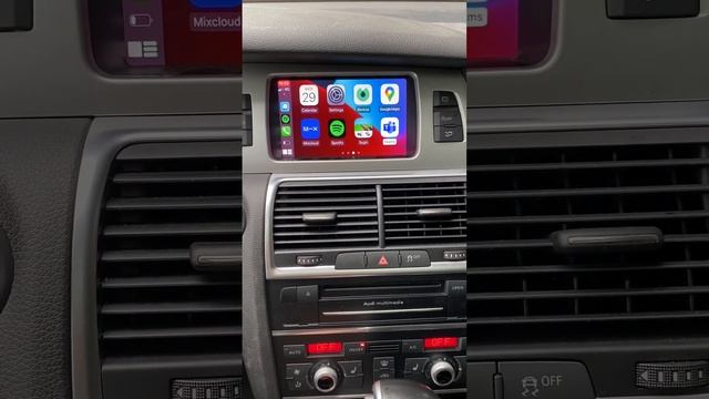 Audi Q7 Apple Carplay / Android Auto module box integration for original screen смотреть онлайн