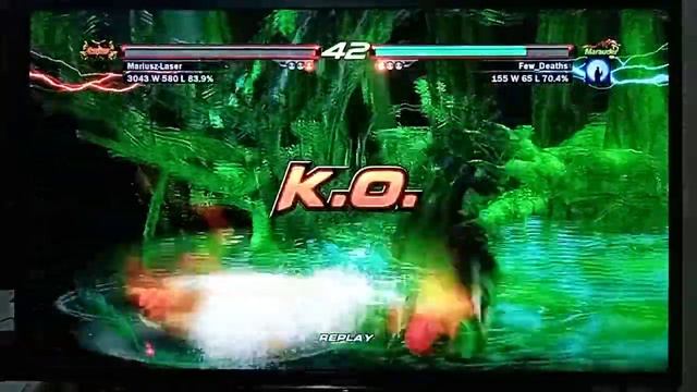 Tekken 6 PS3 PSN Online ranked matches (Marshall Law) vs mirror match смотреть онлайн