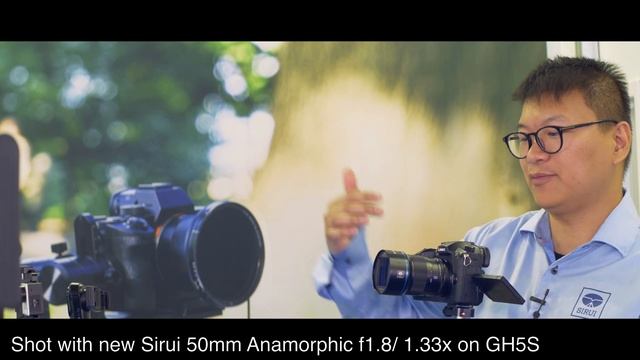 First shots with Sirui Anamorphic 1.33x 50 mm / f1.8 lens // IBC 2019 смотреть онлайн
