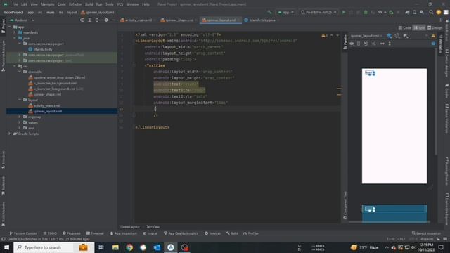 Android Studio Customized Spinner tutorial смотреть онлайн