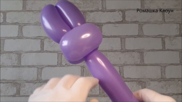 ЗАЙЧИК зайка из шарика Como Hacer Un Conejo Con Globos Balloon Bunny TUTORIAL