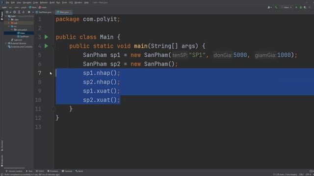 [MOB1014 - Java 1] Lab 4 Bài 3: Bổ sung hàm tạo ngầm định không giảm giá (Source Code Download) ✔ смотреть онлайн