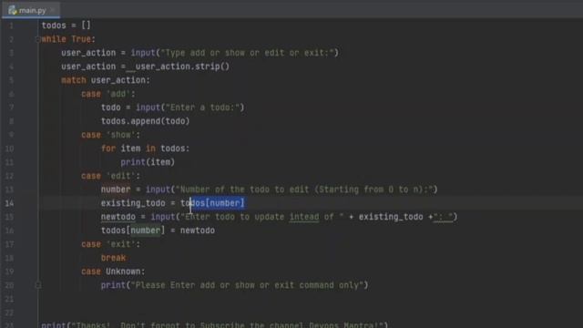 Python Programming for Beginners: Contains- For Loop | To do application | Updating existing data смотреть онлайн