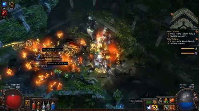 Flicker terminus Est build, new to poe! смотреть онлайн