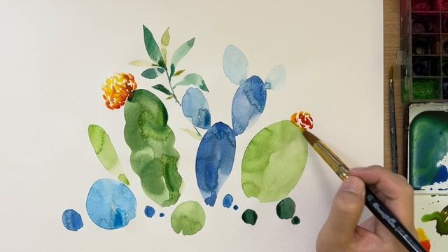 Как нарисовать кактус... смотреть онлайн