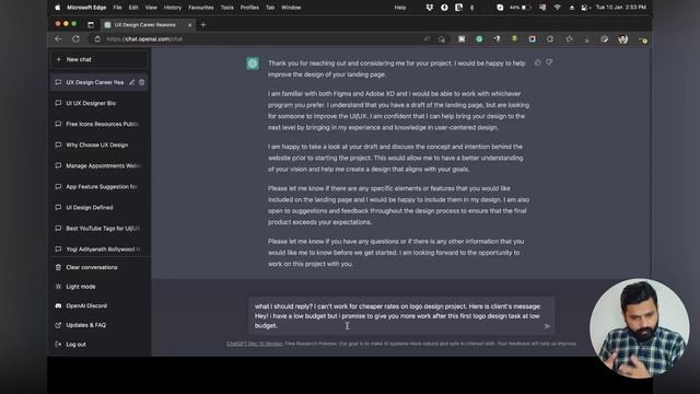 How to use chatgpt AI for an interview or cv creation by a UX UI designer | Graphics Guruji смотреть онлайн