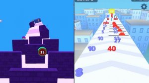 ?️NUMBER MASTER RUN & MERGE vs flexy runner - 2048 Satisfying gameplay New Update part 13