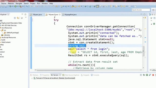 Servlet programming data access from MySQ-2 смотреть онлайн