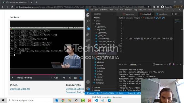 SQL, Django Models, and Migrations @Harvard CS50 смотреть онлайн