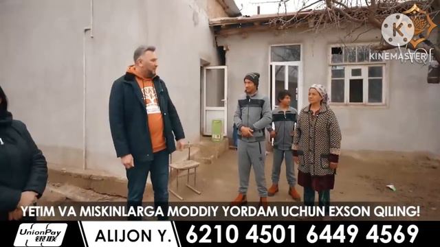 Сардор Рахимхон зулим Исида колган оилани огир холатдан чикариб кетди.