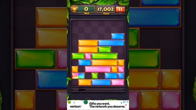 Jewel Blast Block Drop Puzzle Gameplay смотреть онлайн