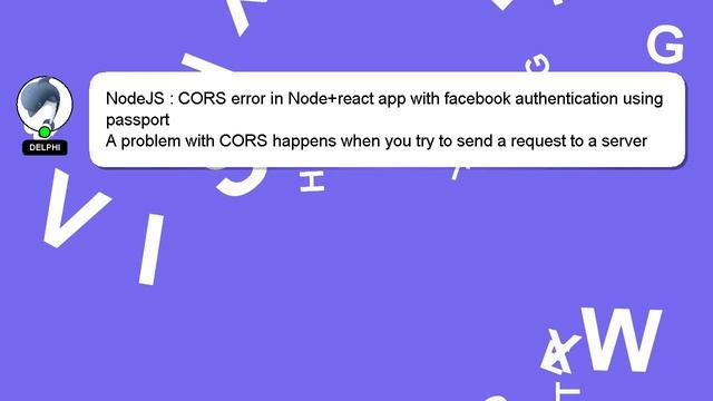 NodeJS : CORS error in Node+react app with facebook authentication using passport смотреть онлайн