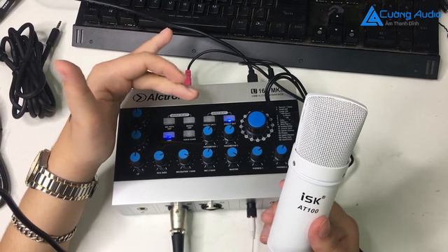 Hướng Dẫn Kết Nối Micro Thu Âm ISK AT100 Với Sound Alctron U16k MKII Livestream Từ A Đến Z смотреть онлайн