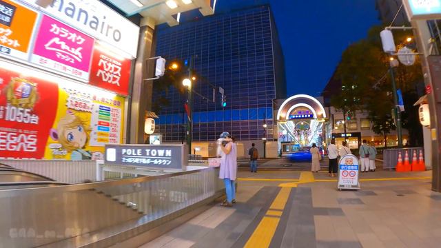 Susukino - Tanuki Koji Shopping Arcade (Sapporo, Hokkaido, Japan ) смотреть онлайн