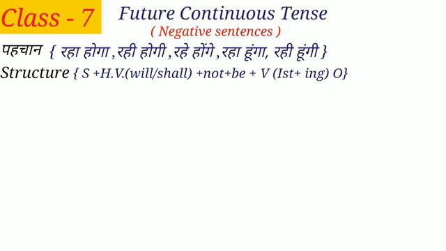 Tense Class - 7..Future Continuous Tense .. Affirmative Negative Interrogative ...English practice смотреть онлайн