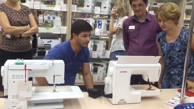 Janome Vs. Bernina Battle @shveichel Столица Швейных Машин