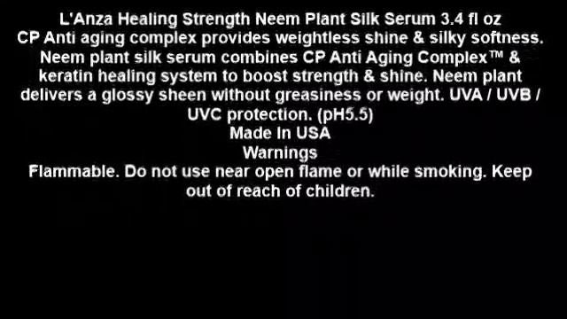 L'Anza Healing Strength Neem Plant Silk Serum 3 4 fl oz смотреть онлайн