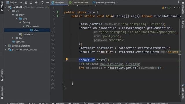 Lesson6 JDBC ResultSet смотреть онлайн