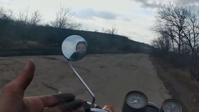 Покатушка по лесу на Мотоцикле ЯВА350 смотреть онлайн