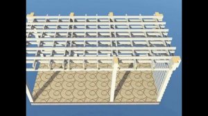 Как построить прямоугольную беседку с плоской крышей