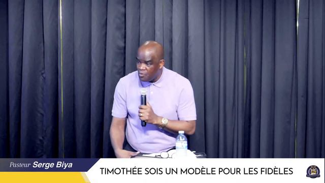 LE THÈME : TIMOTHÉE SOIS UN MODÈLE POUR LES FIDÈLES AVEC PASTEUR SERGE BIYA смотреть онлайн