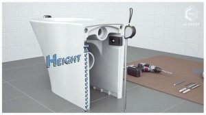 Установка приставного унитаза Ideal Standard