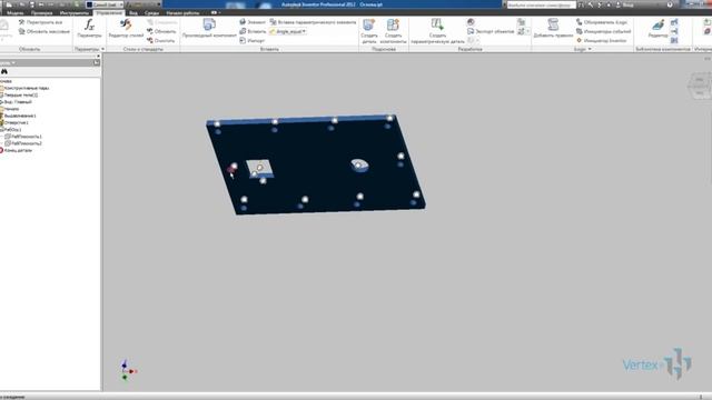 Конструктивные пары в Autodesk Inventor