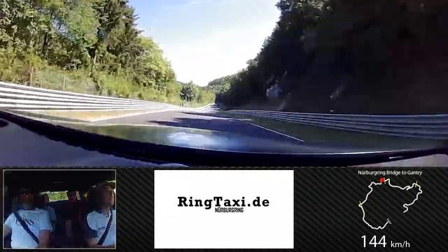 Nurburg Ring Taxi M5CS смотреть онлайн