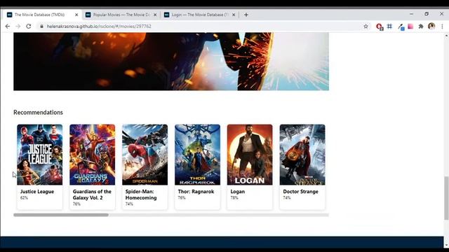 Rs School - rs clone task - tmdb clone смотреть онлайн