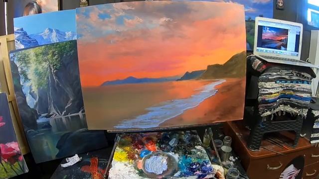 Художник Игорь Сахаров — Live Painting Stream смотреть онлайн