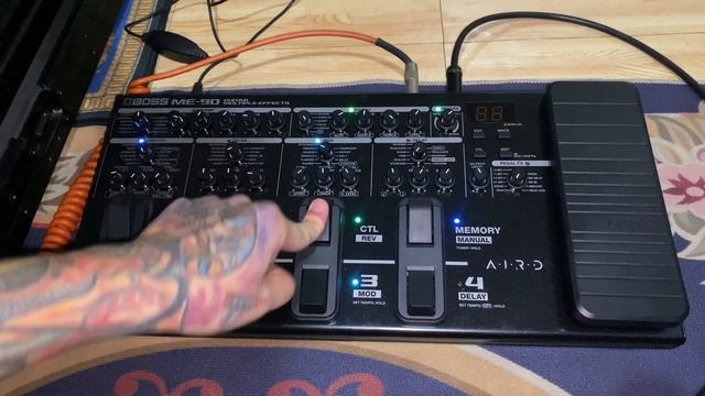 BOSS ME-90 in MANUAL MODE! смотреть онлайн