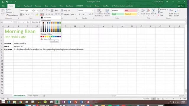 Excel Module2 Part1 Format Cells 1920x1080 Resolution смотреть онлайн