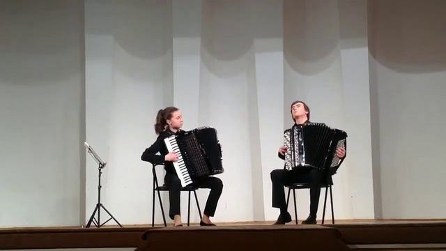 А. Кузин. Дуэт для баяна и аккордеона смотреть онлайн