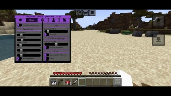 Apollon Client v1.1 | Minecraft Mod Menu Client 1.20.31 (Android)