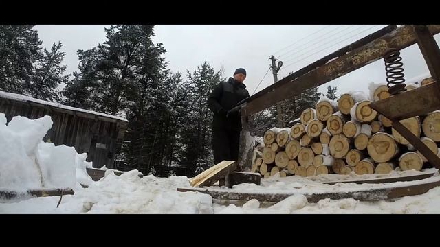 Самодельный калун для колки дров. смотреть онлайн