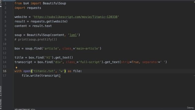 2. Introduction to Beautiful Soup 6. Exporting Data to a TXT File смотреть онлайн