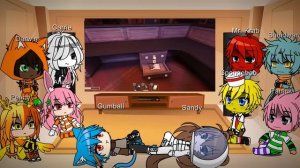 Gumball and Spongebob SquarePants react to Doors (Gacha Club)