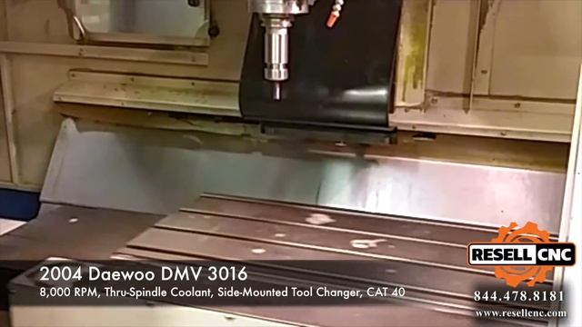 2004 Daewoo DMV 3016 CNC Vertical Mill смотреть онлайн