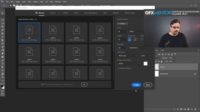 Patterns - Adobe Photoshop for Beginners - Class 21 - Urdu / Hindi смотреть онлайн
