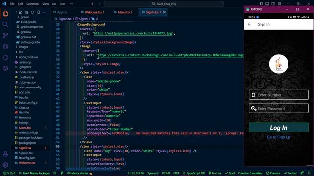 React Native | Sign-In Page | Java Institute смотреть онлайн