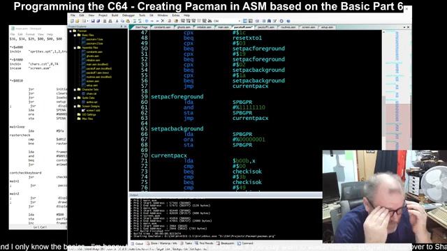 C64 Programming Pacman Part 6 - Rewriting Collision Detect and Pac Movement смотреть онлайн
