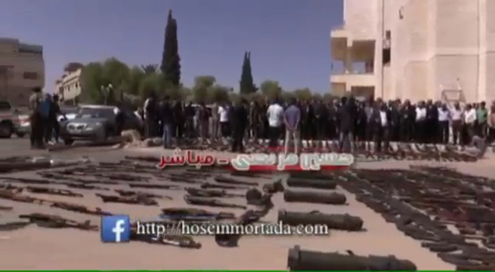 04.10.15 Эксклюзив! Сдача боевиков в Сирии. смотреть онлайн