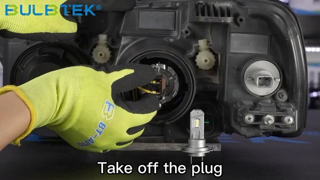 Introduction of BULBTEK X8-H7 PRO LED Headlight Bulb, 1:1 Halogen, Easy Installation смотреть онлайн