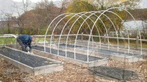 Теплица из ПВХ труб своими руками