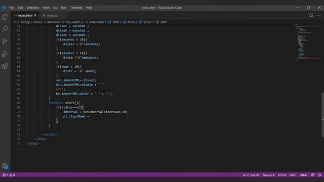 How to create a Stopwatch(HTML & CSS) смотреть онлайн