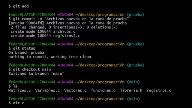 GIT Y GITHUB | COMANDOS GIT BRANCH Y GIT MERGE | BASH SCRIPTING | DESARROLLO DE SOFTWARE смотреть онлайн