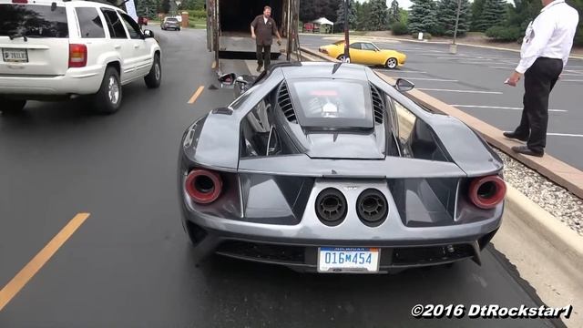 2017 Ford GT Startup, load up смотреть онлайн