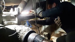 Замена сайлентблока полурессоры, BPW ось